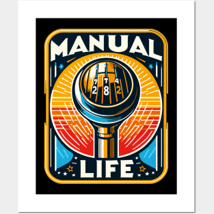 Manual Gear Shift Posters and Art